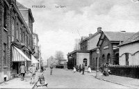 carte postale ancienne de Roulers La Gare