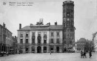 postkaart van Menen Grand'Place et Beffroi