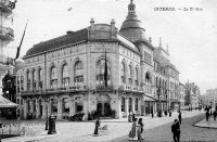 carte postale ancienne de Ostende Le Théatre