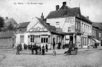 carte postale ancienne de Menin La Douane belge