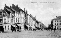 carte postale ancienne de Roulers Roeselare - Groote Markt en Ooststraat