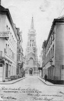 postkaart van Blankenberge La nouvelle Eglise