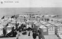 carte postale ancienne de Blankenberge Le Bain