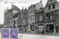 carte postale ancienne de Middelkerke Partie de la Digue
