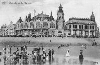 carte postale ancienne de Ostende Le Kursaal