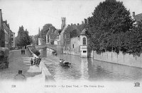 carte postale ancienne de Bruges Le Quai Vert