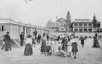 postkaart van Oostende Les cabines de bain