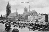 carte postale ancienne de Ypres Samedi à Ypres