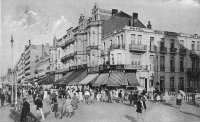 carte postale ancienne de Blankenberge La Digue