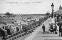 postkaart van Blankenberge Vue générale de la plage et le Pier