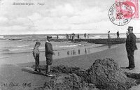 carte postale ancienne de Blankenberge Plage