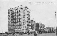 carte postale ancienne de Blankenberge Royal Pier Hôtel