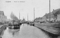 carte postale ancienne de Izegem Iseghem - Vaart en Zuidkaai