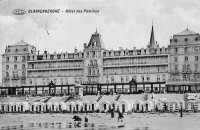 carte postale ancienne de Blankenberge Hôtel des Familles