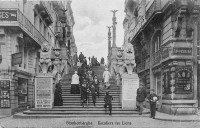 carte postale ancienne de Blankenberge Escaliers des Lions