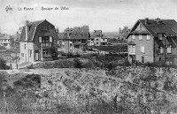 carte postale ancienne de La Panne Groupe de Villas