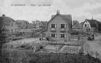 carte postale ancienne de Saint-Idesbald Villa 