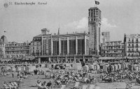 carte postale ancienne de Blankenberge Kursaal