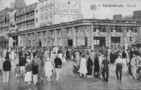 carte postale ancienne de Blankenberge Kursaal (et le dancing 