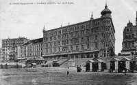 carte postale ancienne de Blankenberge Grand Hôtel du Kursaal