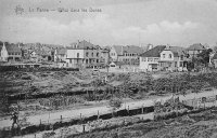 carte postale ancienne de La Panne Villas dans les dunes