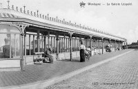 carte postale ancienne de Wenduyne La Galerie Léopold