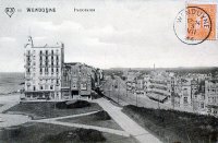 carte postale ancienne de Wenduyne Panorama