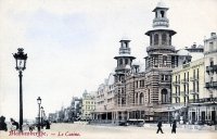 carte postale ancienne de Blankenberge Le Casino