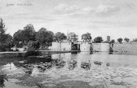 carte postale ancienne de Ypres Porte de Lille