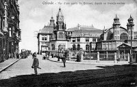 carte postale ancienne de Ostende Vue d'une partie du Kursaal, depuis sa transformation