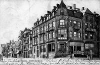 carte postale ancienne de La Panne Hôtel Terlinck