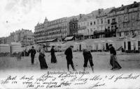 carte postale ancienne de Blankenberge Jeu de croquet