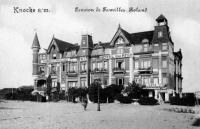 carte postale ancienne de Knokke Pension de Familles Roland