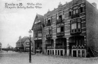 carte postale ancienne de Knokke Villas Elite