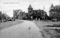 carte postale ancienne de Duinbergen Station du Vicinal