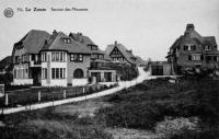 carte postale ancienne de Le Zoute Sentier des Mouettes