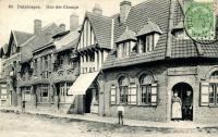 carte postale ancienne de Duinbergen Rue des champs