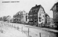 carte postale ancienne de Duinbergen Avenue des Dunes