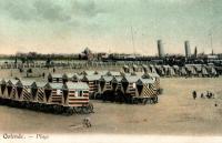 carte postale ancienne de Ostende Plage