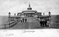 carte postale ancienne de Blankenberge Le Pier