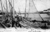 postkaart van Blankenberge Les Bateaux de Pêche