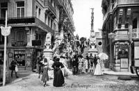 carte postale ancienne de Blankenberge L'escalier des lions