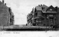 carte postale ancienne de La Panne Rue Bonzel