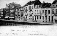 carte postale ancienne de Heyst Boulevard Léopold
