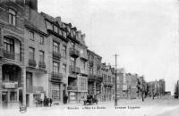 carte postale ancienne de Knokke Avenue Lippens