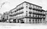 carte postale ancienne de Heyst Le Grand Hôtel de Bruges et des Flandres