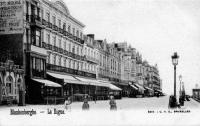 carte postale ancienne de Blankenberge La Digue