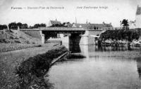 carte postale ancienne de Furnes Nouveau pont de Dunkerque