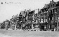 carte postale ancienne de Nieuport Villas sur la Digue