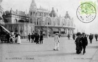 carte postale ancienne de Ostende Kursaal